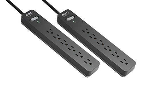 APC Power Strips with Surge Protection, 2-Pack