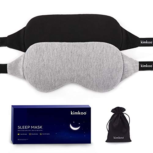 Kimkoo Sleep Mask-Eye Mask for Sleeping - Comfortable Travel Accessory