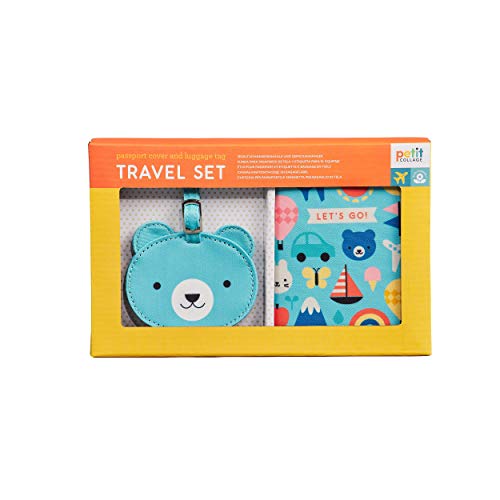 Petit Collage Kids Luggage Tag and Passport Holder
