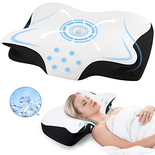 DONAMA Cervical Pillow for Neck and Back Pain Relief