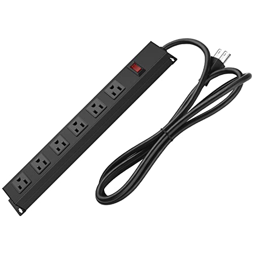 Metal Wall Mount Power Strip