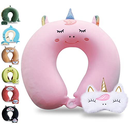 Cartoon Headrest & Neck Pillow for Kids