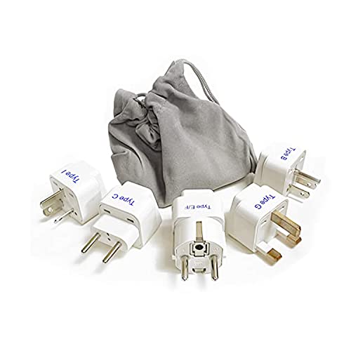 Ceptics Adapter Plug Set for International Travel Use