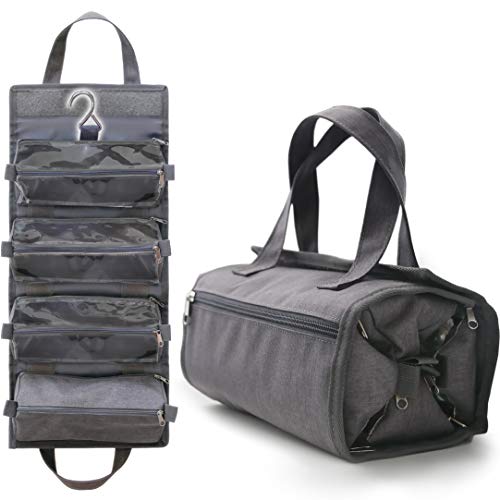 Roll Up Hanging Toiletry Travel Bag