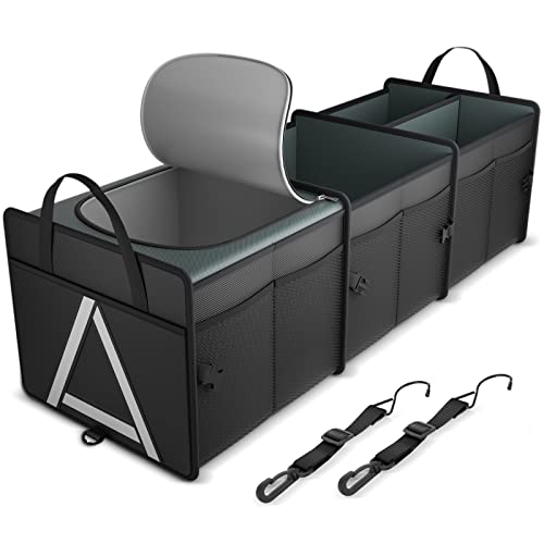 Sturdy Car Trunk Organizer with Cooler Bag
