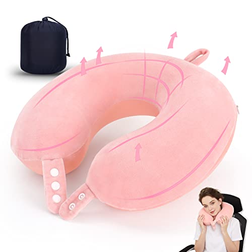 Memory Foam Airplane Pillow for Head Support