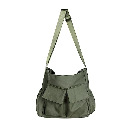 Canvas Messenger Bag for Men and Women