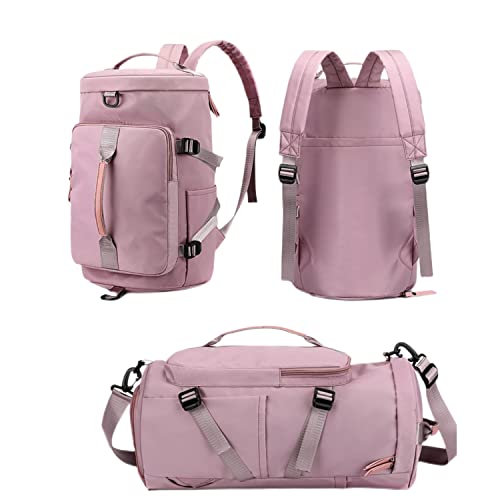 Small Gym Bag for Women Men - Waterproof Travel Backpack 46L