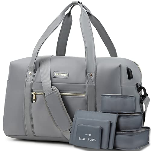 Weekender Bag for Women - Travel Duffel Overnight Bag