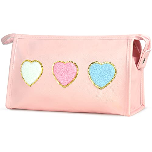 BYXEPA Preppy Heart Makeup Bag