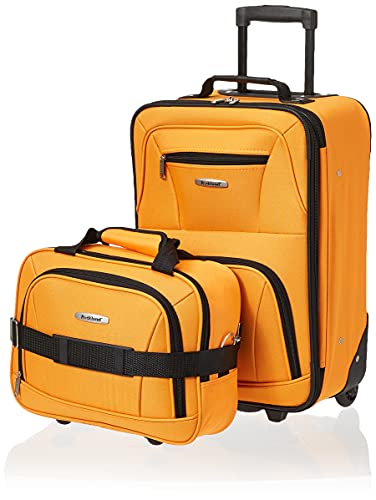 Rockland Softside Upright Luggage Set