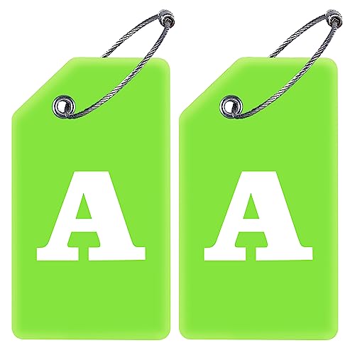 Initial Luggage Tag 2 Pack