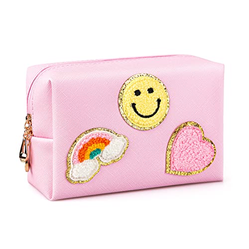 Preppy Patch Makeup Bag
