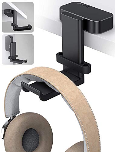 Sticky Headphone Hanger with Cable Organizer