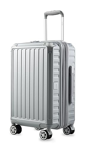 LUGGEX Carry On Luggage - Airline Approved Polycarbonate Suitcase