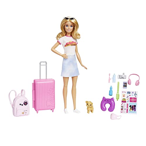 Barbie Travel Set with Puppy and Accessories