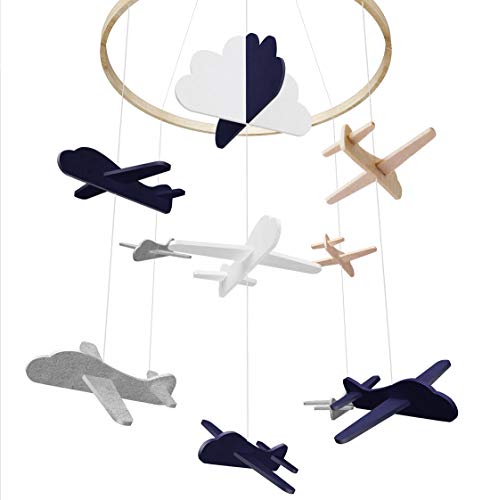 Airplane Baby Mobile for Boys Nursery Decor