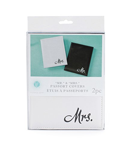 Mrs Passport Covers 2Pc, Black