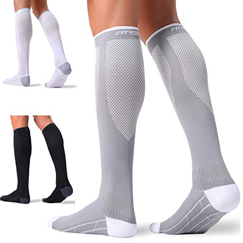 FITRELL Compression Socks for Travel and Running