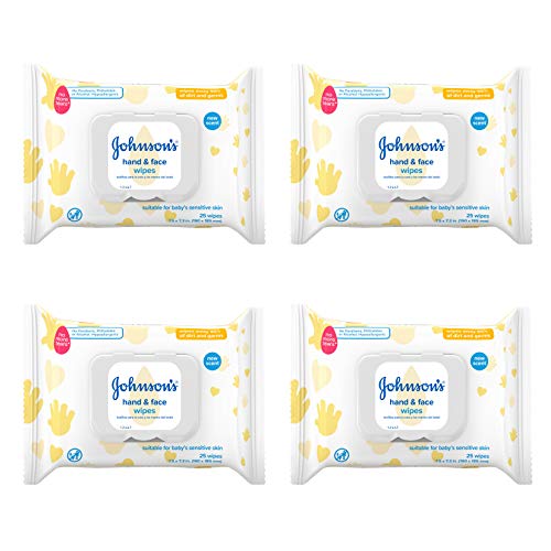 Johnson's Baby Sanitizing Wipes for Travel and On-The-Go