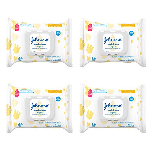 Johnson's Baby Sanitizing Wipes for Travel and On-The-Go