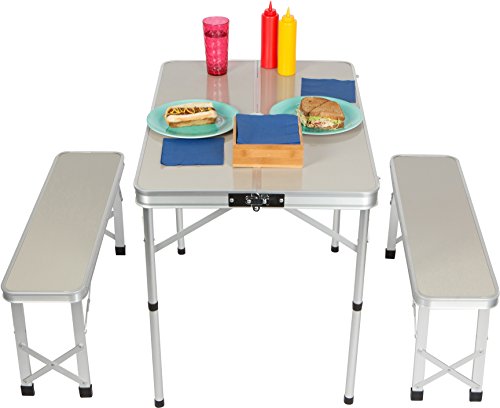 Portable Aluminum Folding Picnic Table