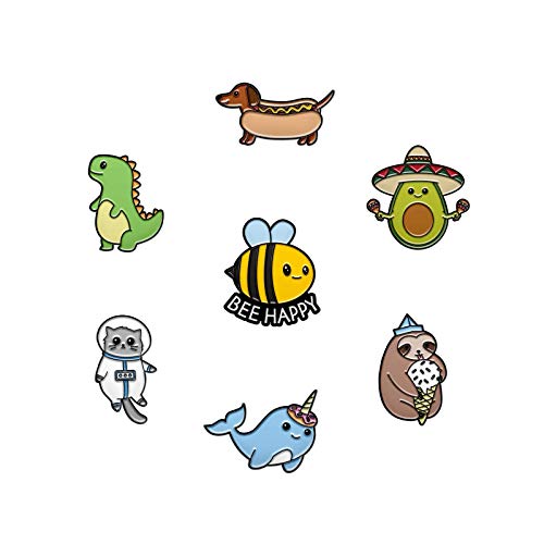 Cute Pins for Kids - Enamel Pin Set for Backpacks