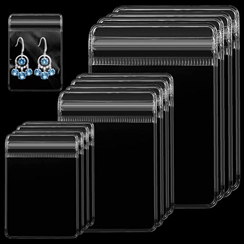 Jewelry Bags: 120Pcs Self Seal Plastic Zipper Bag