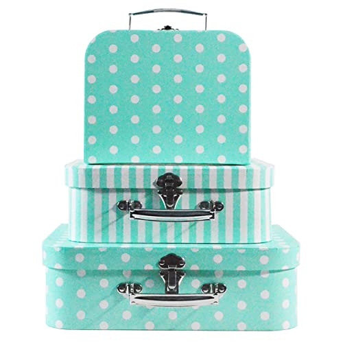 Green Nesting Storage Suitcases