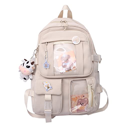 Kawaii School Backpack with Accessories