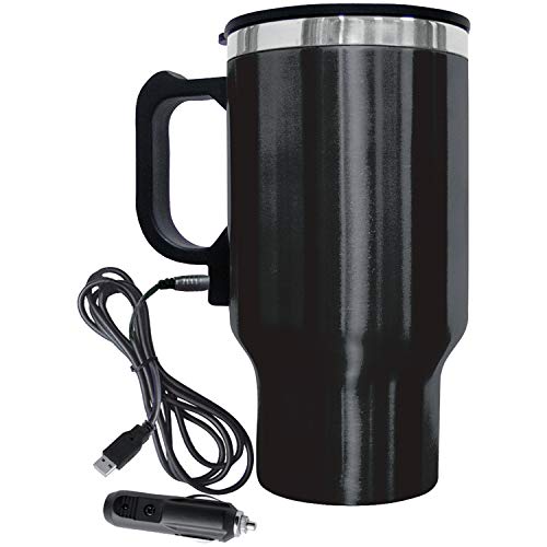 12V Heated Stainless Steel Travel Mug