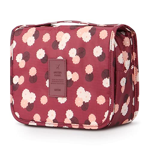 Mossio Hanging Toiletry Bag - Large Cosmetic Travel Organizer