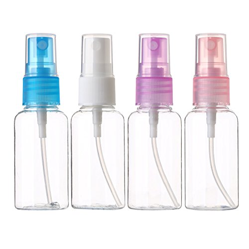 SINIDE Travel Spray Bottles - Portable Refillable Mini Containers