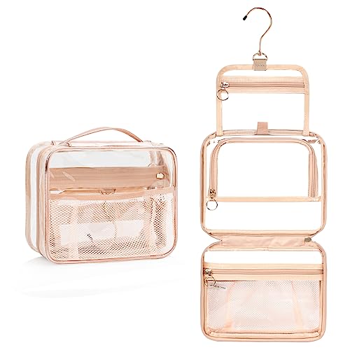 Stylish and Convenient Clear Toiletry Bag for Women