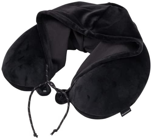 Brookstone Travel Neck Pillow with Hood