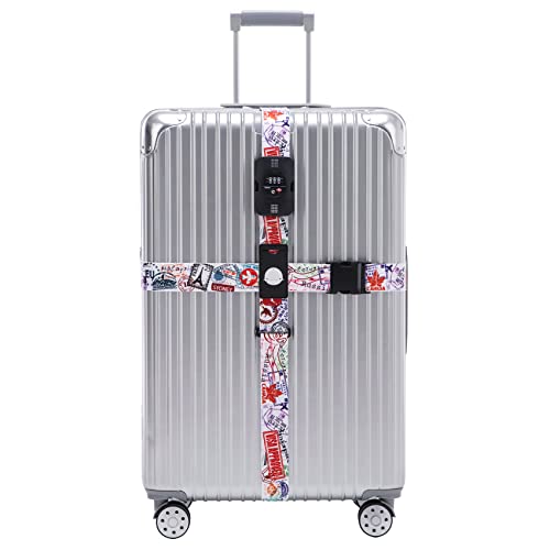 Travelkin Cross Luggage Straps - TSA Approved