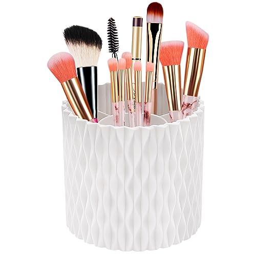 360° Rotating Makeup Brush Holder Organizer