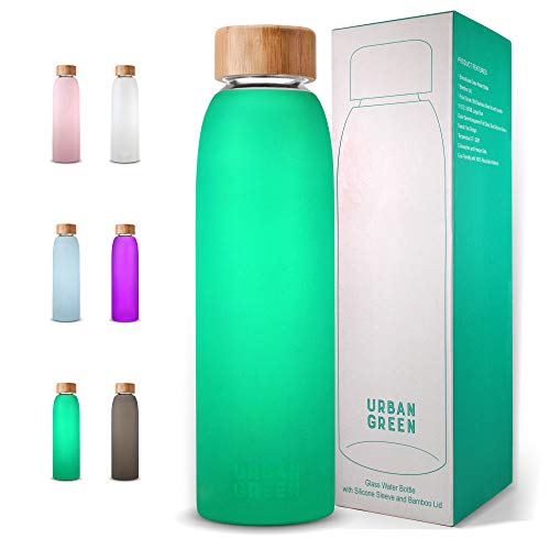 Urban Green Glass Water Bottle