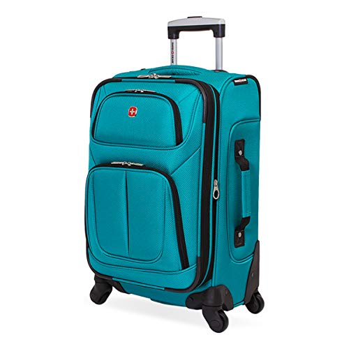 SwissGear Sion Expandable Roller Luggage, Teal