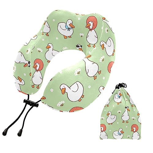 Cartoon Duck Travel Pillow