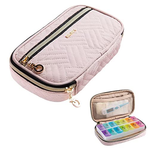 BAGSFY Weekly Medicine Organizer Travel Pill Box
