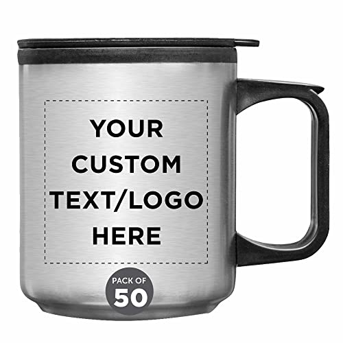 Custom Stainless Steel Travel Mugs with Handle