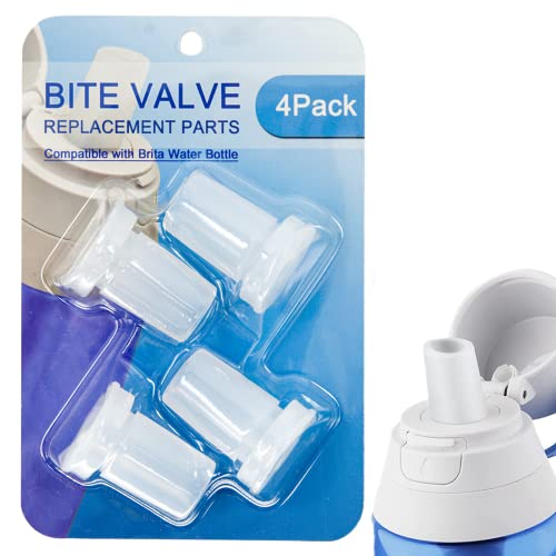 4 Pack Bite Valve Replacement for Brita Water Bottle