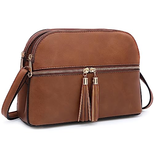 Dasein Women Tassel Crossbody Bag