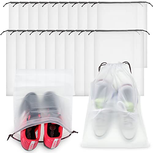 Translucent Shoe Bags for Travel Storage - Pack of 50
