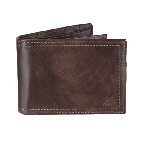 Dockers Men's Leather Traveler Wallet