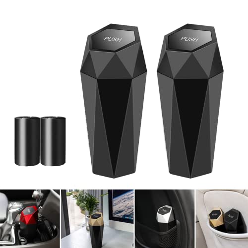 Car Trash Can, Mini Car Cup Holder Trash Can