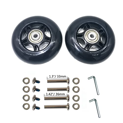 YongXuan Luggage Suitcase Wheels Replacement Kit