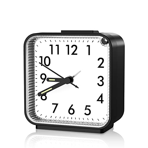 Silent Non Ticking Travel Alarm Clock