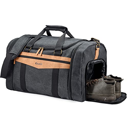 Canvas Duffle Bag for Travel - 45L Duffle Bag for Men